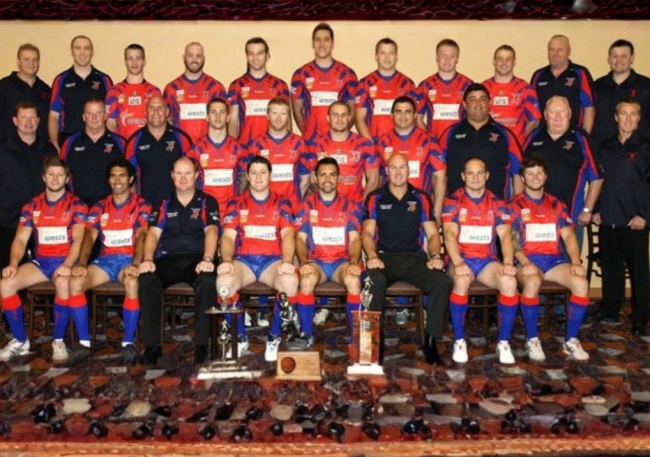 The 2009 premiership winning rugby league team.