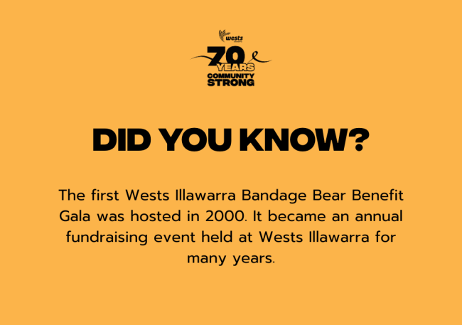 Do you remember the Bandage Bear Benefit Gala from the 2000's?
