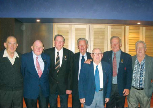 Some of Wests Illawarra's life members, pictured in 2005.