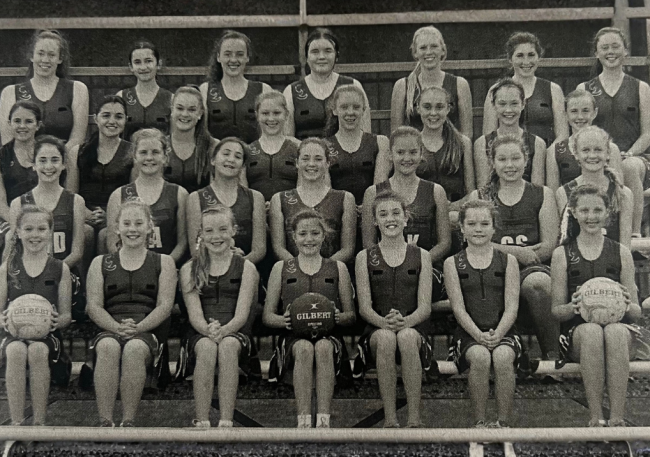 An old snapshot from the Wests Netball Club.