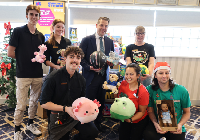 Ryan Park's Annual Toy Drive in 2024.