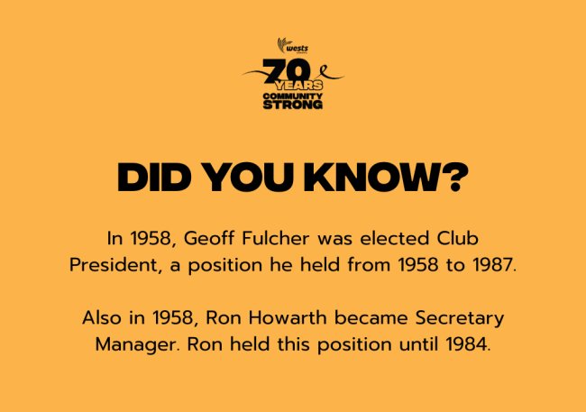 Recognising the decades-long contributions of Geoff Fulcher and Ron Howarth, true stalwarts of Wests Illawarra.