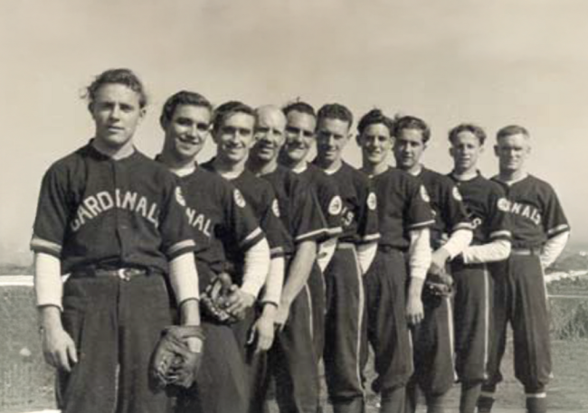 The Cardinal baseball team had many premiership wins in 1950, 1951, 1954, 1955, 1956, 1957, 1958 and 1959.