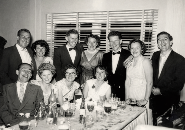 The first ever ball at Wests Illawarra.