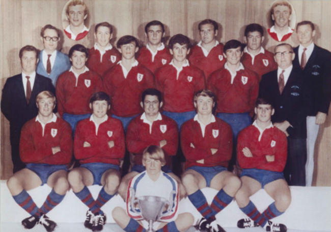 The 1970's premiership winning team from the Western Suburb Rugby League Club.