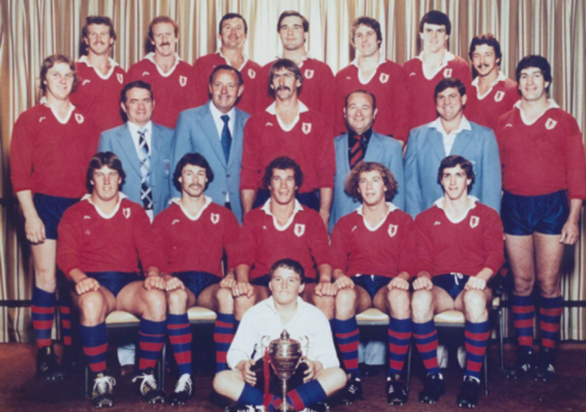 The "Red Devils" from the 1981 premiership winning team.