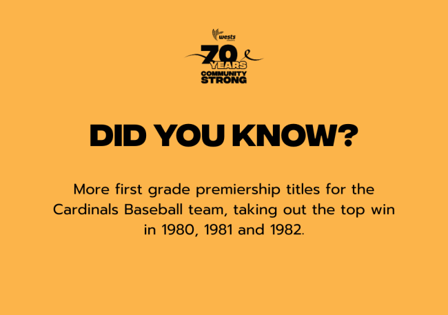 Cardinals Baseball team continued to be a strong force.