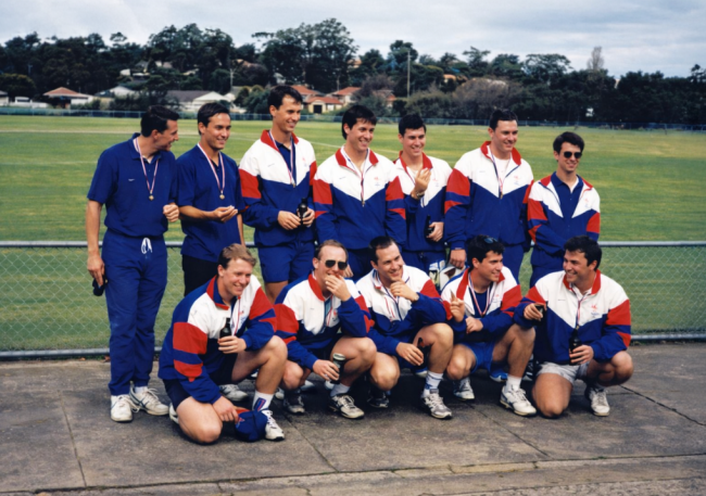 Wests Illawarra Cricket Club, pictured 1994-1995.