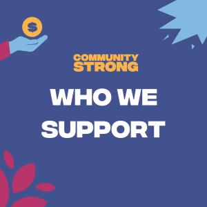 comm strong - who we support tile